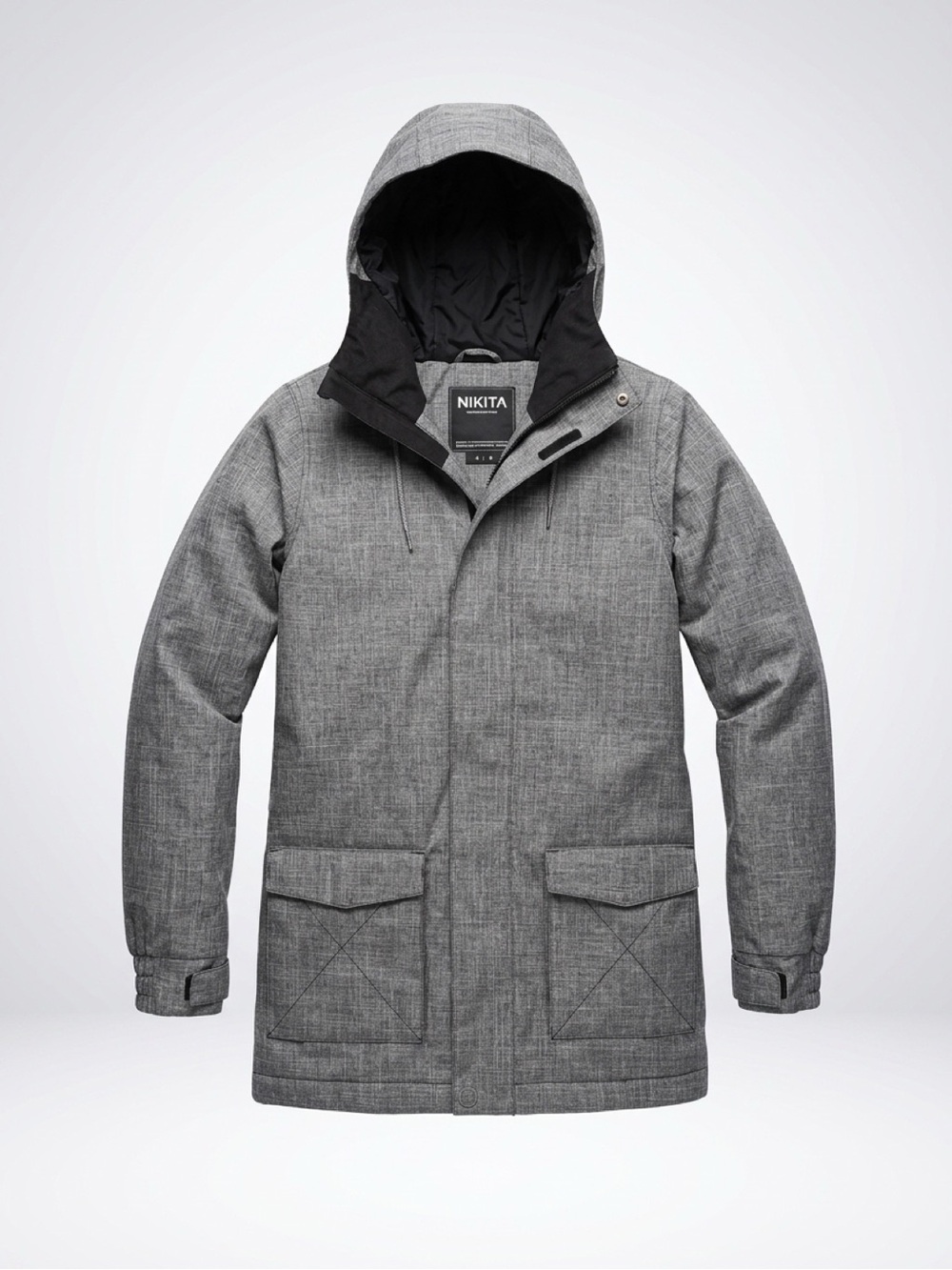Nikita Women's Gray Heather Snowboard Jacket Ski Parka Size Medium